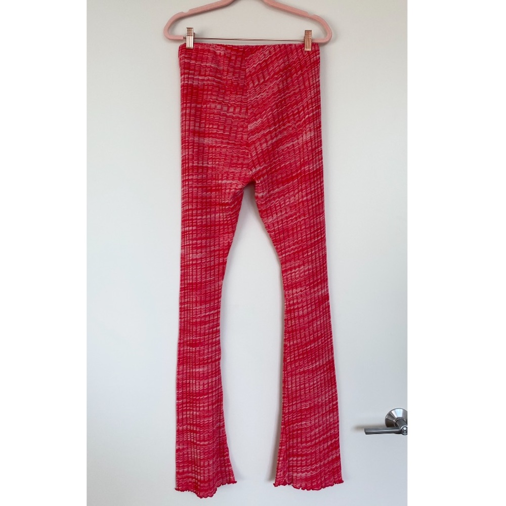 Zara Flared Ribbed Pants - Picture 8 of 11
